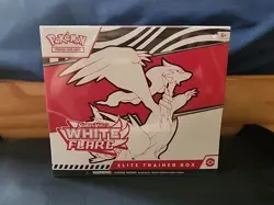 Pokemon TCG Scarlet & Violet White Flare ETB Elite Trainer Box Factory Sealed - Image 1