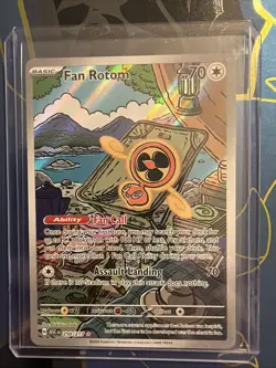 Fan Rotom 250/217 IR Ascended Heroes Evolution NM English Pokemon TCG - Image 1