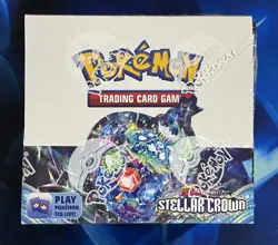 Pokemon 2024 Scarlet & Violet Stellar Crown Booster Box TCG Nm M - Image 1
