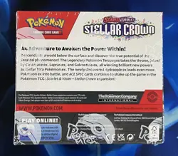 Pokemon 2024 Scarlet & Violet Stellar Crown Booster Box TCG Nm M - Image 3