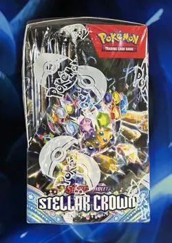 Pokemon 2024 Scarlet & Violet Stellar Crown Booster Box TCG Nm M - Image 4