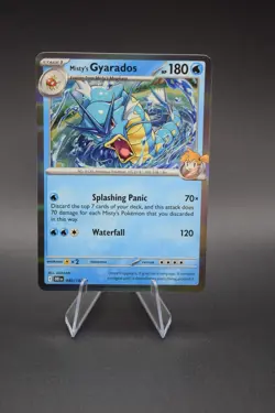 Pokemon Misty's Gyarados Rare Holo NM Destined Rivals 049/182 NM 49 - Image 1