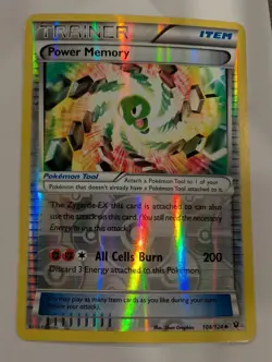 Power Memory - 108/124 - XY Fates Collide Pokemon Reverse Holo Foil Nice! - Image 1