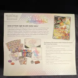 Pokemon Scarlet & Violet Prismatic Evolutions Elite Trainer Box English Eevee - Image 3