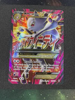 M Mewtwo EX 160/162 Full Art XY Breakthrough English Pokemon TCG Card - Image 2