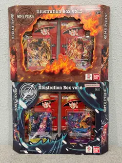 One Piece Illustration Box Vol 5 + Vol 6 Lot Set Of 2 Factory Sealed - Image 1