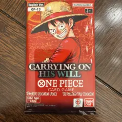 One Piece Tcg OP-13 Booster Pack Lot Of 6 All Brand New - Image 2
