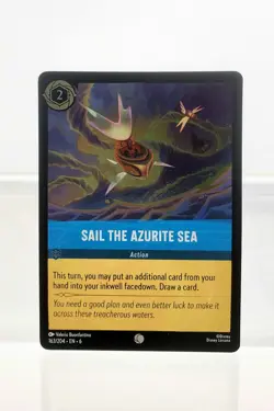 Disney Lorcana Sail The Azurite Sea 163/204 Cold Foil Azurite Sea Common - Image 1