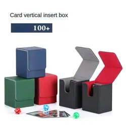 Leather Card Deck Box Magnetic Commander Trading Card Storage Box For TCG MTG UK - Image 1
