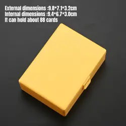 1PC Trading Card Storage Box Case Holder, Dustproof Flip-Top Box for MTG/TCG/CCG - Image 2