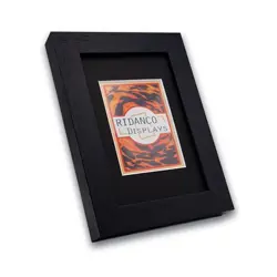 Black 1 Trading Card Frame for TCG, Pokemon, MTG, Sports Display Holder, Wooden - Image 1