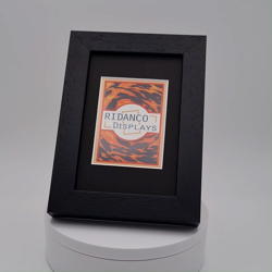 Black 1 Trading Card Frame for TCG, Pokemon, MTG, Sports Display Holder, Wooden - Image 2