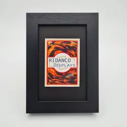 Black 1 Trading Card Frame for TCG, Pokemon, MTG, Sports Display Holder, Wooden - Image 3