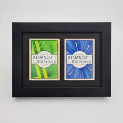 Black 2 Trading Card Frame for TCG, Pokemon, MTG, Sports Display Holder, Wooden - Image 3