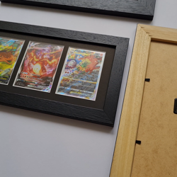 Black 4 Trading Card Frame (1 row) for TCG, Pokemon, MTG, Sports Display Holder - Image 2