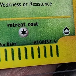2002 POKEMON CARD EXEGGUTOR 80HP STAGE 1 HOLO H10/H32 BLK STAR E READER EXC COND - Image 3