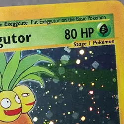 2002 POKEMON CARD EXEGGUTOR 80HP STAGE 1 HOLO H10/H32 BLK STAR E READER EXC COND - Image 5