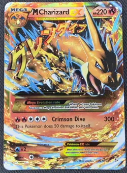 Pokemon Card - M Charizard EX 107/106 XY Flashfire Pokemon TCG LP - Image 1