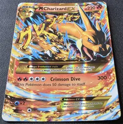 Pokemon Card - M Charizard EX 107/106 XY Flashfire Pokemon TCG LP - Image 3