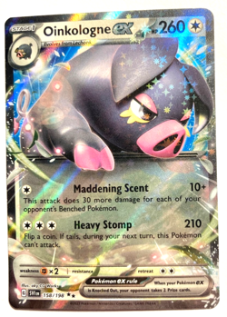 Pokemon Oinkologne ex + FREE extra Rare card! - Image 1
