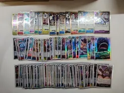 One Piece tcg Card Game ALL HOLOS Cards Collection Mixed Lot 3 - Image 1