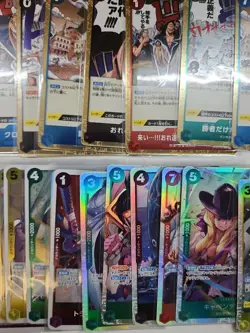 One Piece tcg Card Game ALL HOLOS Cards Collection Mixed Lot 3 - Image 4