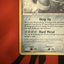 Pokemon TCG Aggron Diamond & Pearl Mysterious Teasures Holo Rare Card 1/123 - Image 5