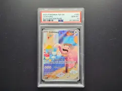 Pokemon TCG Lickitung 180/162 Temporal Forces Illustration Rare Card - PSA 10 - Image 1
