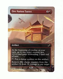 Fire Nation Turret - MTG ATLA Eternal (TLE 064) - Borderless Non-Foil - Image 1