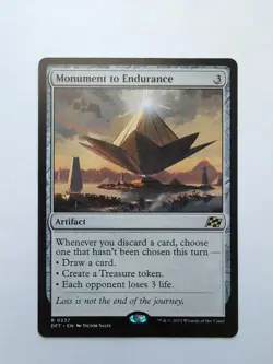 MTG Monument to Endurance (DFT) Aetherdrift Regular Rare 237 - Image 1
