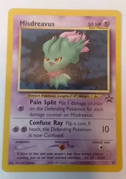 Pokemon Tcg Misdreavus Black Star Promo #39 Regular LP - Image 1