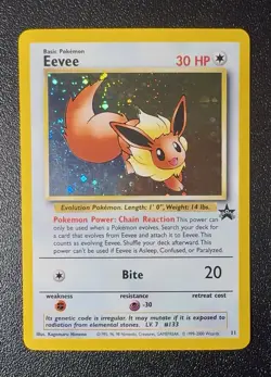 Pokemon TCG Eevee #11/53 WOTC Black Star Promo Holo *MINT* - Image 1