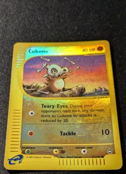 Pokemon AQUAPOLIS - #72/147 Cubone - Reverse Holo - ENG - Near Mint - Image 4