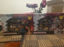 Pokemon 25th anniversary celebrations charizard v box Sylveon V Set Of 3 Each - Image 1