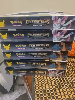 Pokemon 25th anniversary celebrations charizard v box Sylveon V Set Of 3 Each - Image 2