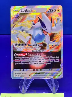 Pokemon TCG Lugia VSTAR Silver Tempest 139/195 Holo Ultra Rare NM - Image 1