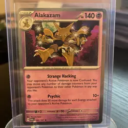 Pokemon Mega Evolution Alakazam Holo TCG 082/167 TWILIGHT MASQUERADE PROMO - Image 1
