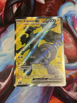 Zekrom ex - Pokemon TCG - Black Bolt - BLK - 158/086 - ULTRA RARE ~ NM - Image 1