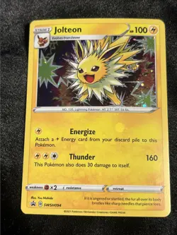 Pokemon TCG Jolteon SWSH094 Sword & Shield Black Star Promo Holo NM/LP - Image 1