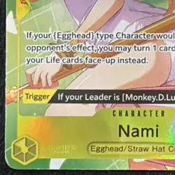 Nami ST29-008 Alternate Art One Piece CCG Bandai - Image 3