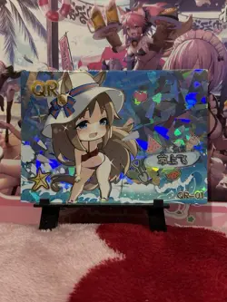 GODDESS STORY PEACH PARTY QR-01 PRETTY DERBY ANIME WAIFU CARD - Image 1