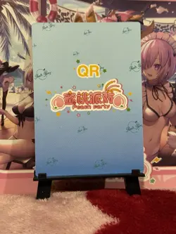 GODDESS STORY PEACH PARTY QR-01 PRETTY DERBY ANIME WAIFU CARD - Image 2