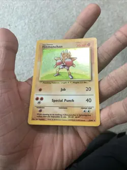 Hitmonchan - 7/102 - Pokemon Card Base Set Unlimited Holo Rare MP - Image 4