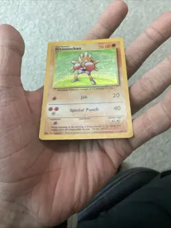Hitmonchan - 7/102 - Pokemon Card Base Set Unlimited Holo Rare MP - Image 5