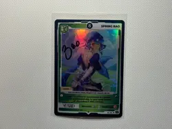 SIGNED Spring Bao 9 Holo 1st Edition Awakened Worlds Card VCard 086/250 - Image 1