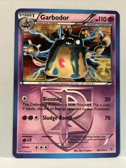 Pokemon Card Garbodor 66/135 Plasma Storm Holo Rare - Image 1