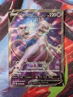 Mewtwo V SWSH229 SWSH: Sword & Shield Promo Cards Holo NM - Image 1