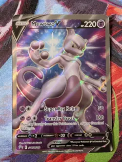Mewtwo V SWSH229 SWSH: Sword & Shield Promo Cards Holo NM - Image 2