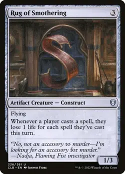 NM Rug of Smothering, MTG, Baldur's Gate, Magic the Gathering, 336 - Image 1