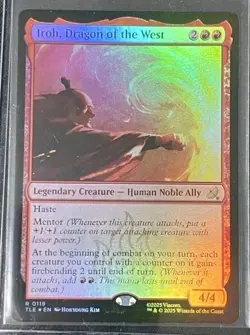1x MTG Iroh, Dragon Of The West *FOIL* Avatar Rare! NM Mint! - Image 1